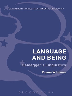 cover image of Language and Being